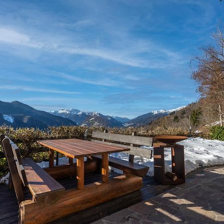 Panoramic House Carnia - Mountain View Apt With Parking And Terraces Vila Ligosullo Exterior foto