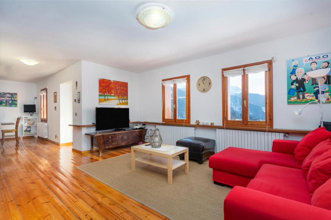Panoramic House Carnia - Mountain View Apt With Parking And Terraces Vila Ligosullo Exterior foto