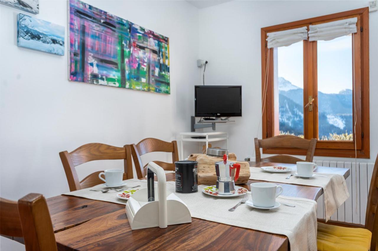Panoramic House Carnia - Mountain View Apt With Parking And Terraces Vila Ligosullo Exterior foto