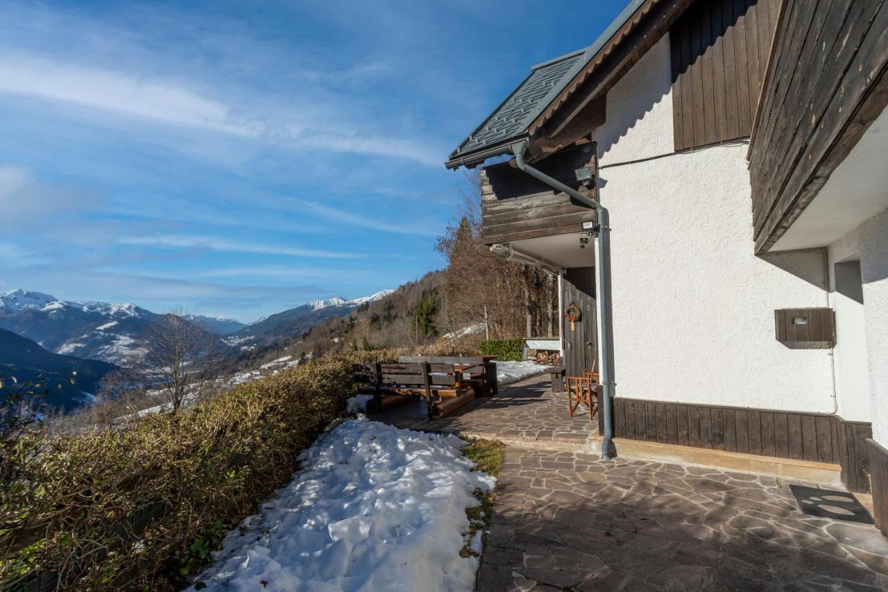 Panoramic House Carnia - Mountain View Apt With Parking And Terraces Vila Ligosullo Exterior foto
