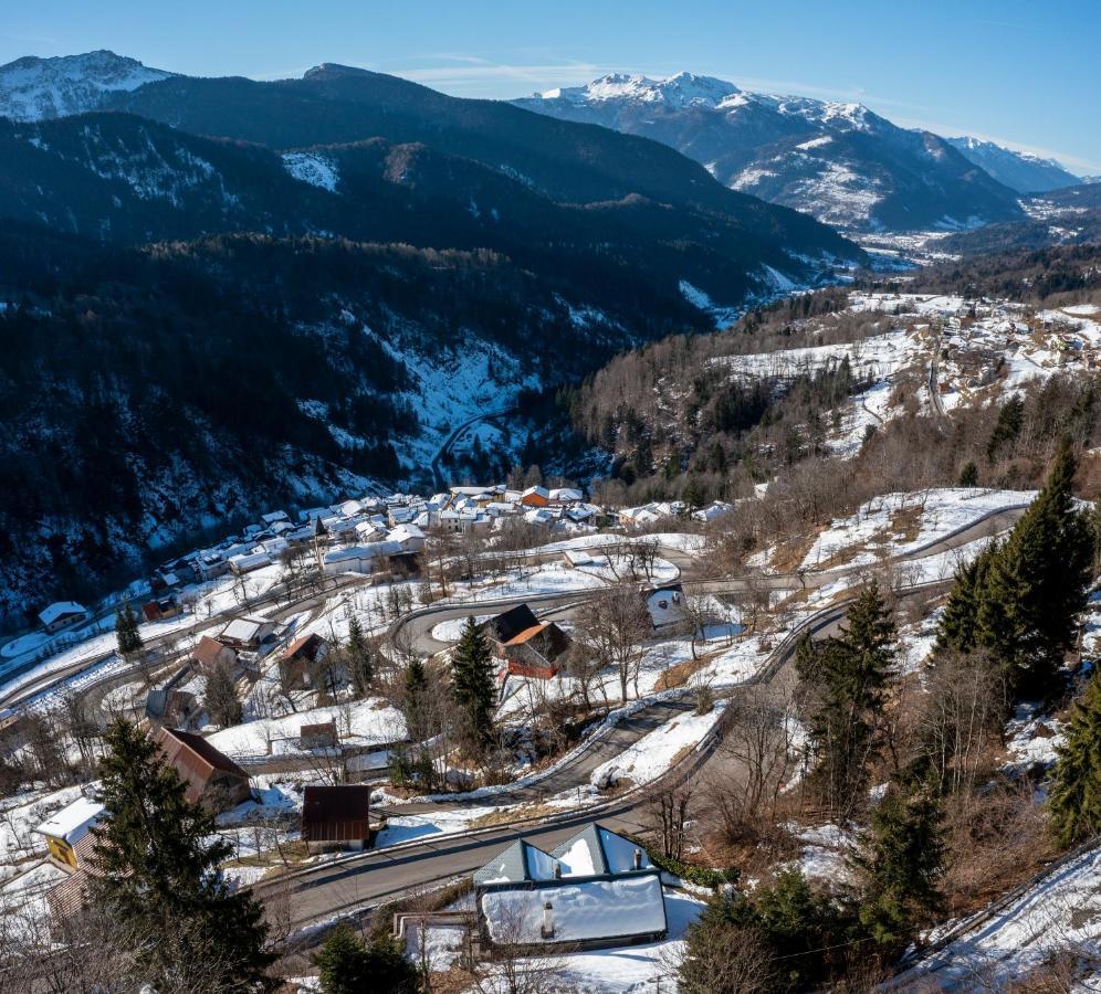 Panoramic House Carnia - Mountain View Apt With Parking And Terraces Vila Ligosullo Exterior foto