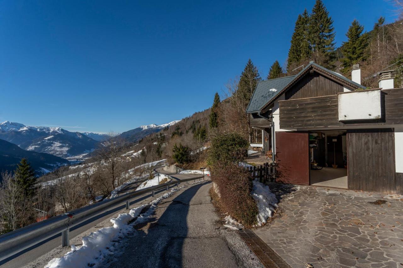 Panoramic House Carnia - Mountain View Apt With Parking And Terraces Vila Ligosullo Exterior foto